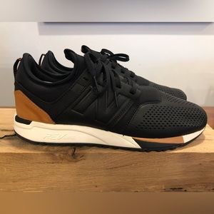 New Balance 247 in black and tan